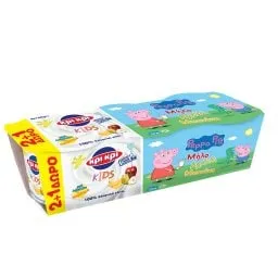 επιδόρπιο γιαουρτιού Peppa Pig 3 φρούτα