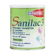 ΓΙΩΤΗΣ Sanilac 3 Ρόφημα Γάλακτος 12+ μηνών σε σκόνη 400g