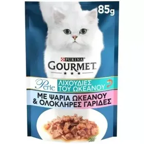 GOURMET PERLE ΜΕ ΨΑΡΙΑ ΩΚΕΑΝΟΥ & ΓΑΡΙΔΕΣ 85g