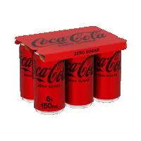 Coca-Cola Zero Κουτί 6x150 ml