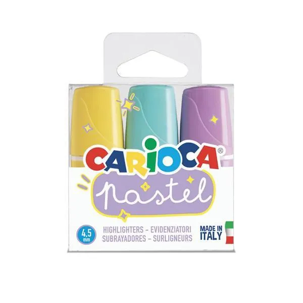 Pastel μαρκαδόροι υπογράμμισης 3τεμ