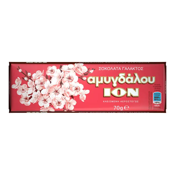 ΙΟΝ Σοκολάτα Γάλακτος Αμυγδάλου 70gr