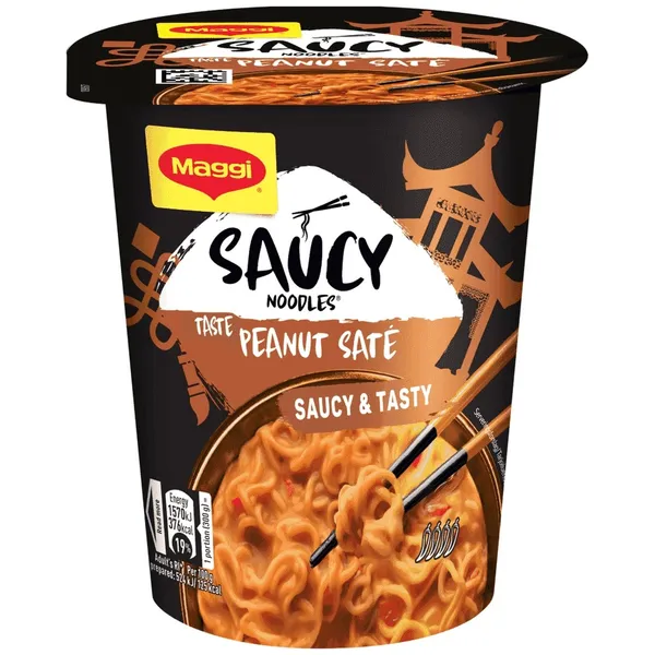 MAGGI Saucy Noodles Peanut Saté Taste 75g