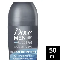 DOVE Men+Care Advanced Αποσμητικό Roll On Clean Comfort 50ml