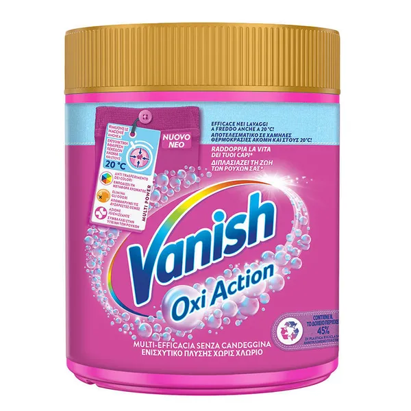 Oxi Action Pink Πούδρα Λεκέδων σε Σκόνη 500gr