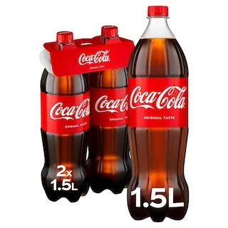 COCA COLA Αναψυκτικό Cola Φιάλη 2x1,5lt