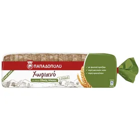Ψωμί σε φέτες ολικής άλεσης με αλεύρι dinkel ΠΑΠΑΔΟΠΟΥΛΟΥ 700gr