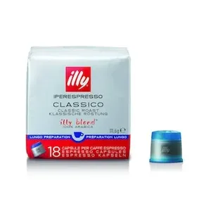 ILLY Κάψουλες Καφέ IperEspresso Lungo Classico 18 Τεμάχια