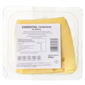 FRESH PACK Τυρί Emmental Γερμανίας Φέτες 200g