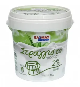 ΕΛΟΜΑΣ γιαούρτι στραγγιστό 5% ή 2% λιπαρά 1kg