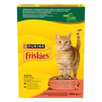 Friskies Adult Ξηρά Τροφή Γάτας Βοδινό, Συκώτι και Κοτόπουλο 400g