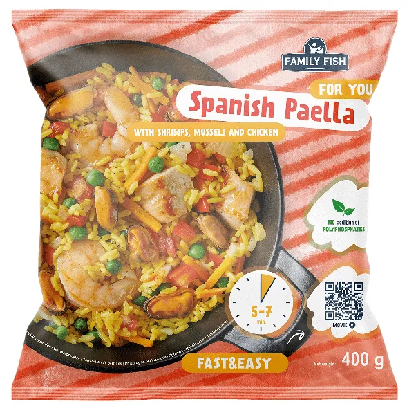paella γαρίδες & μύδια 400γρ