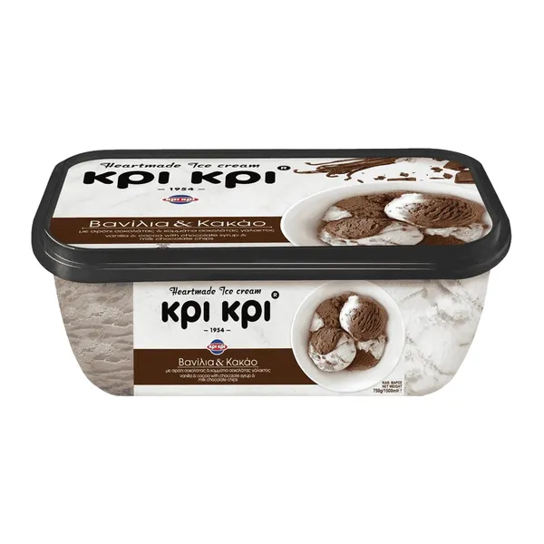 Όλα τα παγωτά Heartmade Κρι Κρι 1,5lt (750gr)