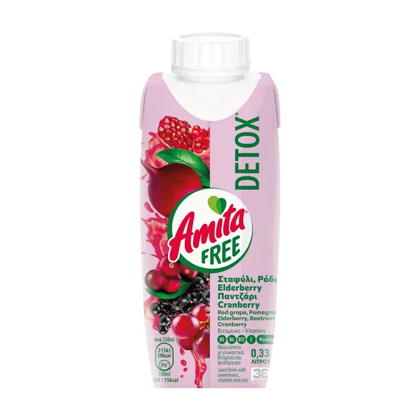 Όλα τα φρουτοποτά AMITA FREE 330ml