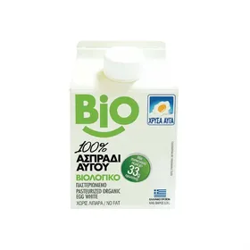 Βιολογικό παστεριωμένο ασπράδι αυγού bio 300ml