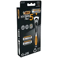 BIC HYBRID FLEX 5 Ξυριστική Μηχανή - 1 Λαβή & 2 Ανταλλακτικά