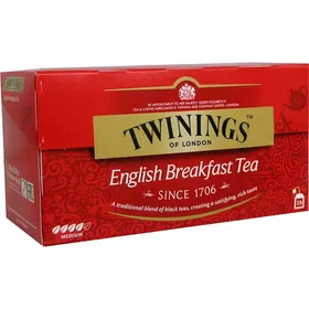 TWININGS Μαύρο Τσάι English Breakfast Ρόφημα 25x2γρ