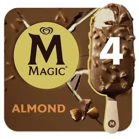 Algida Magic Παγωτό Μίνι Almond 4x75γρ./4x100ml.