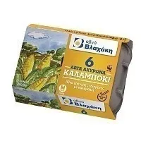 Βλαχάκη Αυγά Αχυρώνα Καλαμπόκι 6x63g