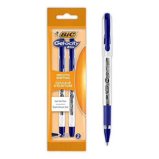 Bic Gel-Ocity Stic Στυλό Μπλε 2τεμ.
