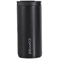 Tabletop Ισοθερμικό Δοχείο Με Μαύρο Καπάκι 380ml