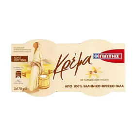 παραδοσιακή κρέμα βανίλια 2x170γρ.