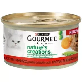 PURINA GOURMET™ Nature's Creations, Πλούσιο σε Βοδινό, γαρνιρισμένο με αρακά και καρότα
