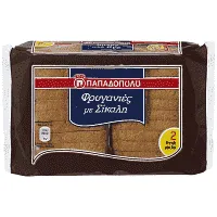 Παπαδοπούλου Φρυγανιές Σίκαλης 160gr