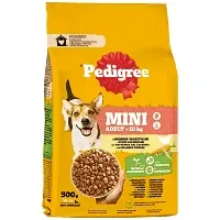 Pedigree Mini Adult Ξηρή Τροφή Σκύλου Με Κοτόπουλο 500gr