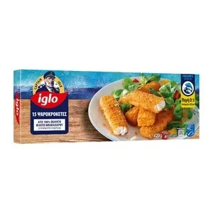 IGLO Fish Sticks Από Φιλέτο Μπακαλιάρου 420γρ.