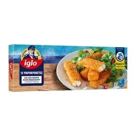 IGLO Fish Sticks Από Φιλέτο Μπακαλιάρου 420γρ.