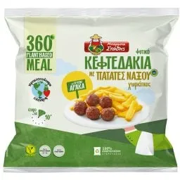 φυτικά κεφτεδάκια με πατάτες Νάξου κατεψυγμένα 420g