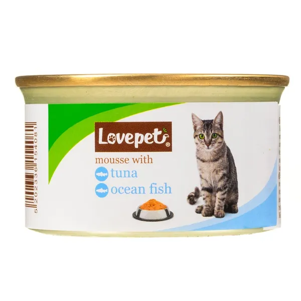 Γατοτροφή Μους Τόνος Ψάρια Ωκεανού 85g