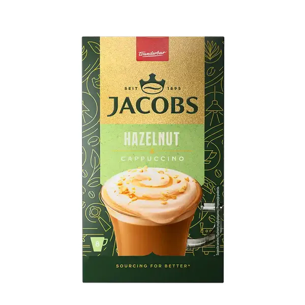 Jacobs Καφές Cappuccino Hazelnut 142gr
