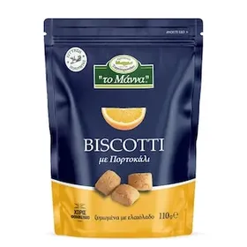 ΜΑΝΝΑ Biscotti Μπισκότα με Πορτοκάλι 110g