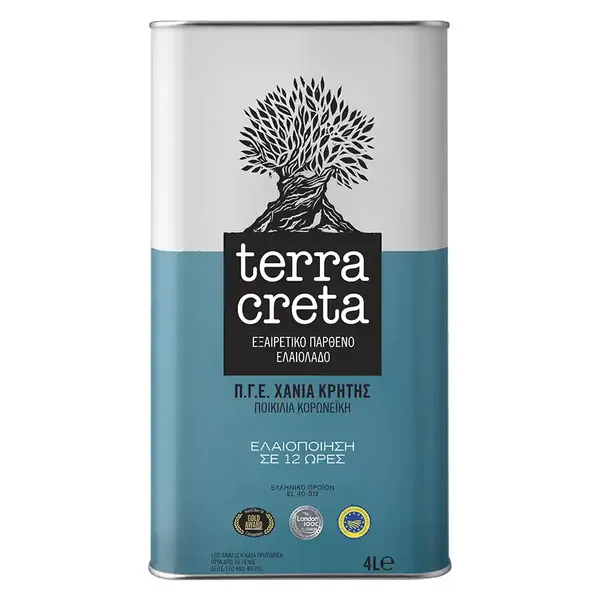 Terra Creta Εξαιρετικό Παρθένο Ελαιόλαδο Χανίων 4lt