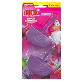 DUCK WC Block Aqua Purple 4in1 Hibiscus Hyperspace 2x36g
