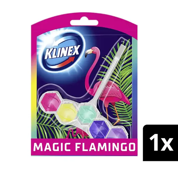 Klinex Power 5 Μπλοκ Τουαλέτας Magic Flamingo 50γρ.