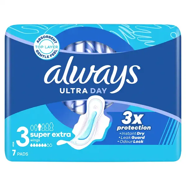 Always Ultra Σερβιέτες Night (Μέγεθος 3) Με Φτερά 7τεμ.