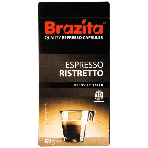 BRAZITA Κάψουλες Espresso Ristretto 52g