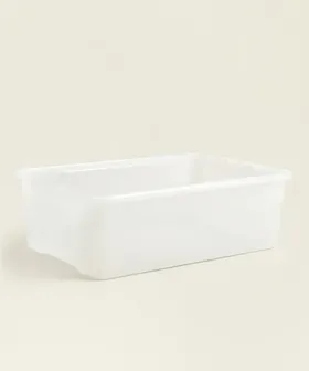 Κουτί αποθήκευσης διάφανο 14.5x14.5x13cm