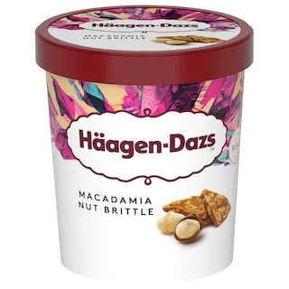 HAAGEN DAZS Παγωτό Macadamia Nut Brittle 400g