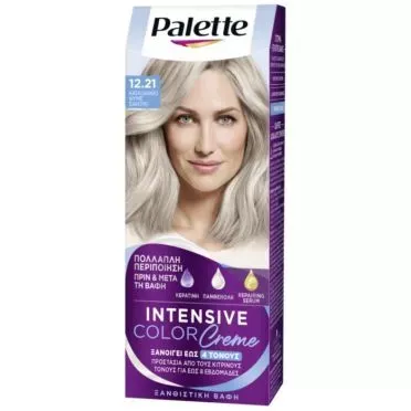 Palette Μόνιμη Κρέμα Βαφή Μαλλιών 12.21 ΚΑΤΑΞΑΝΘΟ ΦΥΜΕ ΣΑΝΤΡΕ
