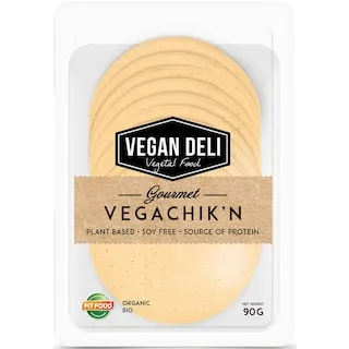 ΒΙΟΥΓΕΙΑ Φυτικό Αναπλήρωμα Vegachik'n Vegan Φέτες 90g
