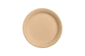 Χάρτινα Kraft Πιάτα 23cm