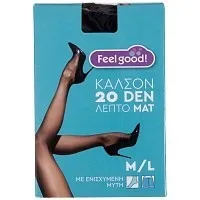 Feel Good! Καλσόν Mousse 20D Γραφίτης M/L 1 τεμ.