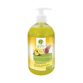 GLOW & BEAUTY Κρεμοσάπουνο Μοσχολέμονο Αντλία 500ml