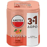 ΑΜΣΤΕΛ Radler Γκρεϊπ Φρουτ Μπίρα Κουτί 330ml