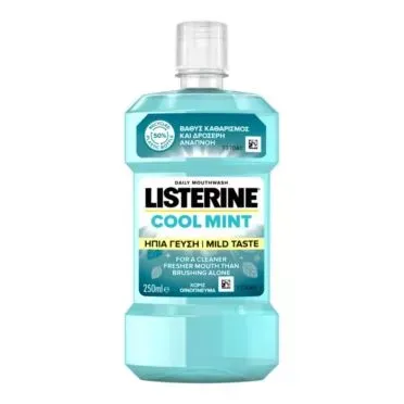 LISTERINE® Cool Mint Στοματικό Διάλυμα με Ήπια Γεύση 250ml