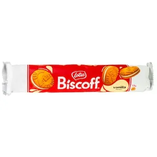 LOTUS Biscoff Γεμιστά Μπισκότα με γεύση Βανίλια 150g